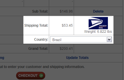 Shipping Daystar in Brazil