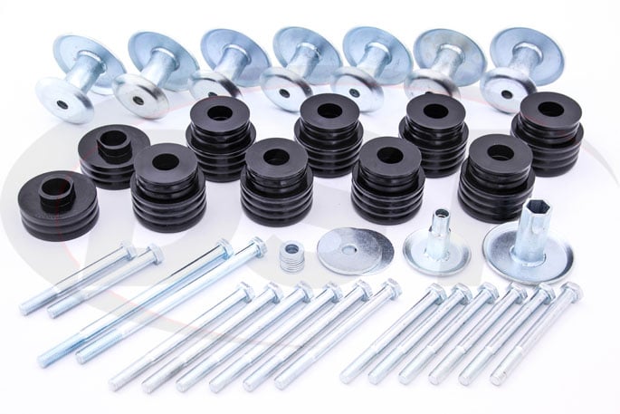 complete body mount kit f250-f350