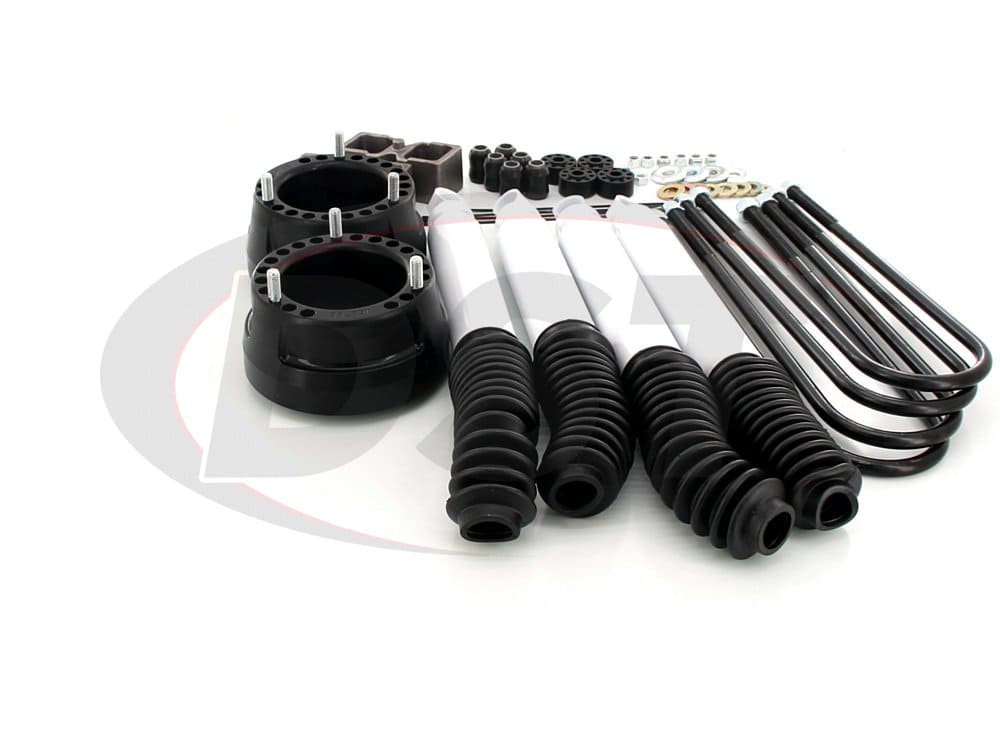 kc09126bk Front and Rear Suspension Lift - 2 Inch - Includes Shocks