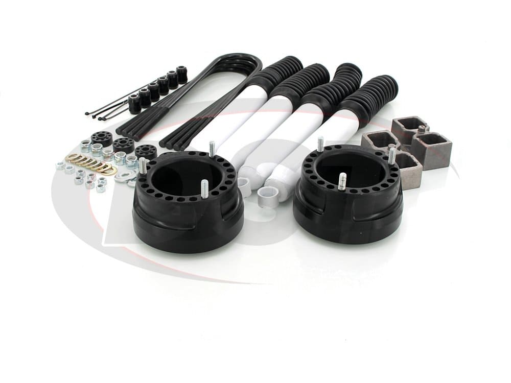 kc09129bk Front and Rear Suspension Lift - 2 Inch - Includes Shocks