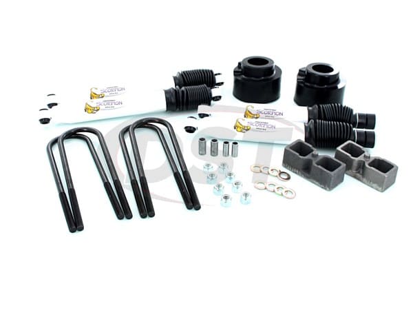 Suspension Lift Kit Combo - 2.5 Inch Front 2 Inch Rear with Shocks