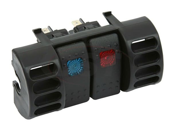kj71036bk Upper Air Vent Switch Panel - 2 Rocker Switches