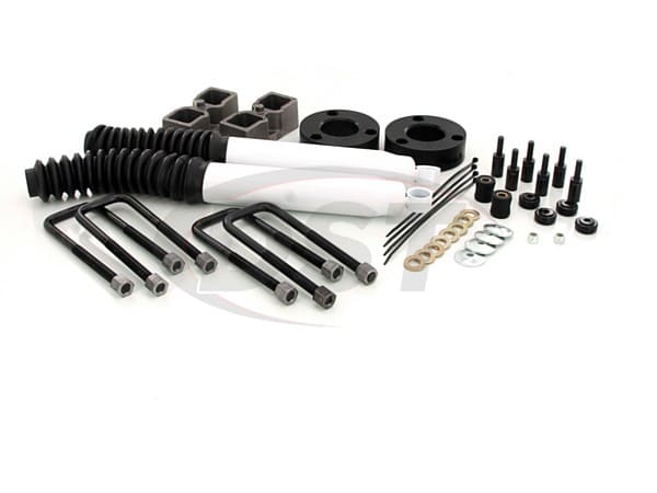 Front and Rear Suspension Lift Kit - 2.5 Inch Front and 2 Inch Rear